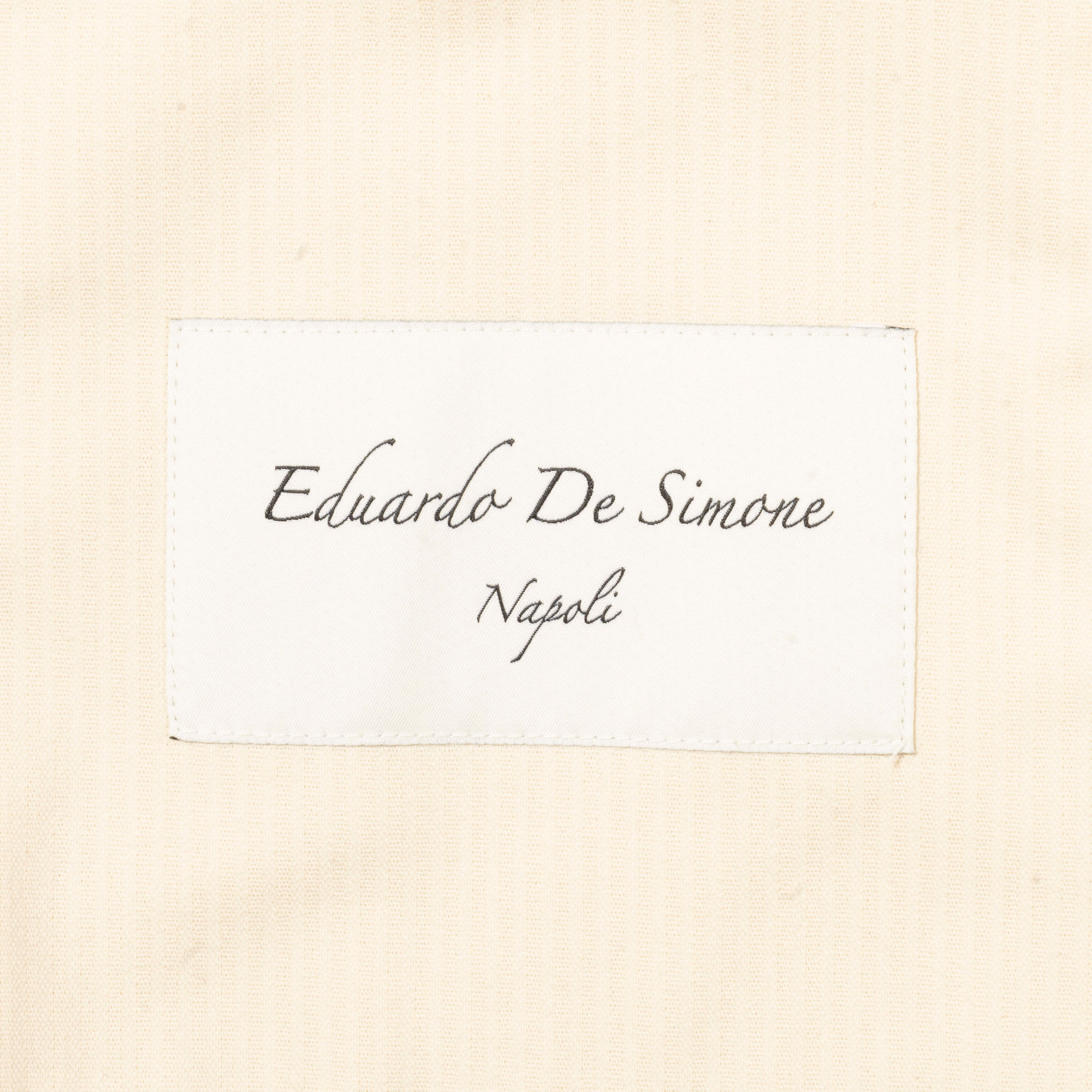 Neapolitan Hand Tailored Off White Utility Jacket, 48