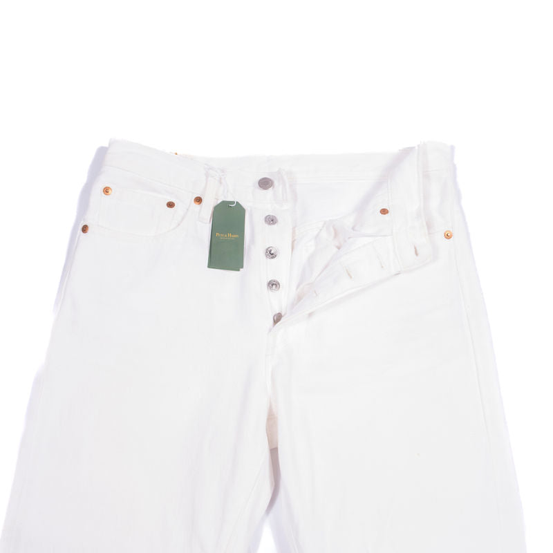 Levi's 501 White Jeans