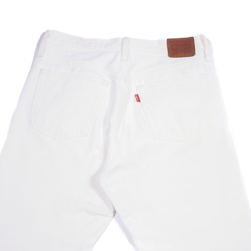 Levi's 501 White Jeans
