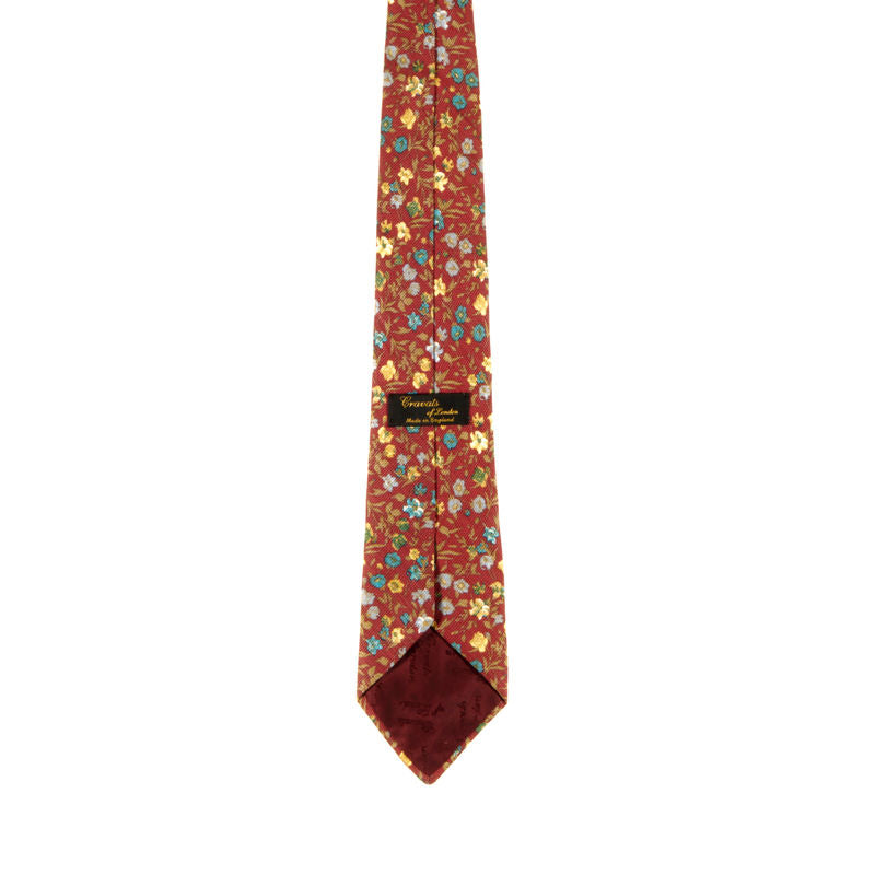 Cravats of London Red Floral Tie