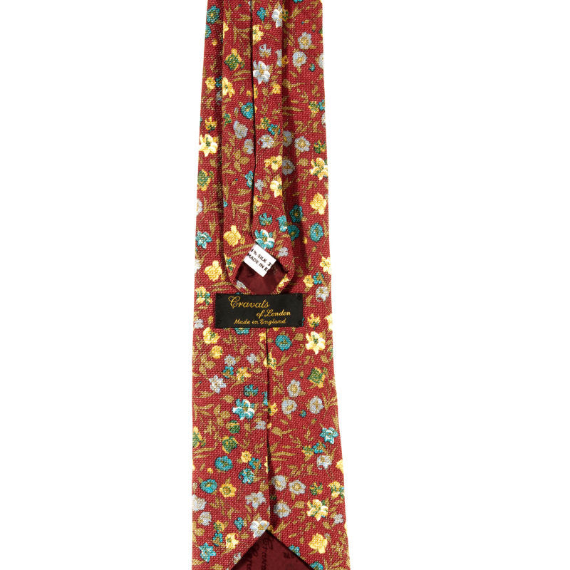 Cravats of London Red Floral Tie