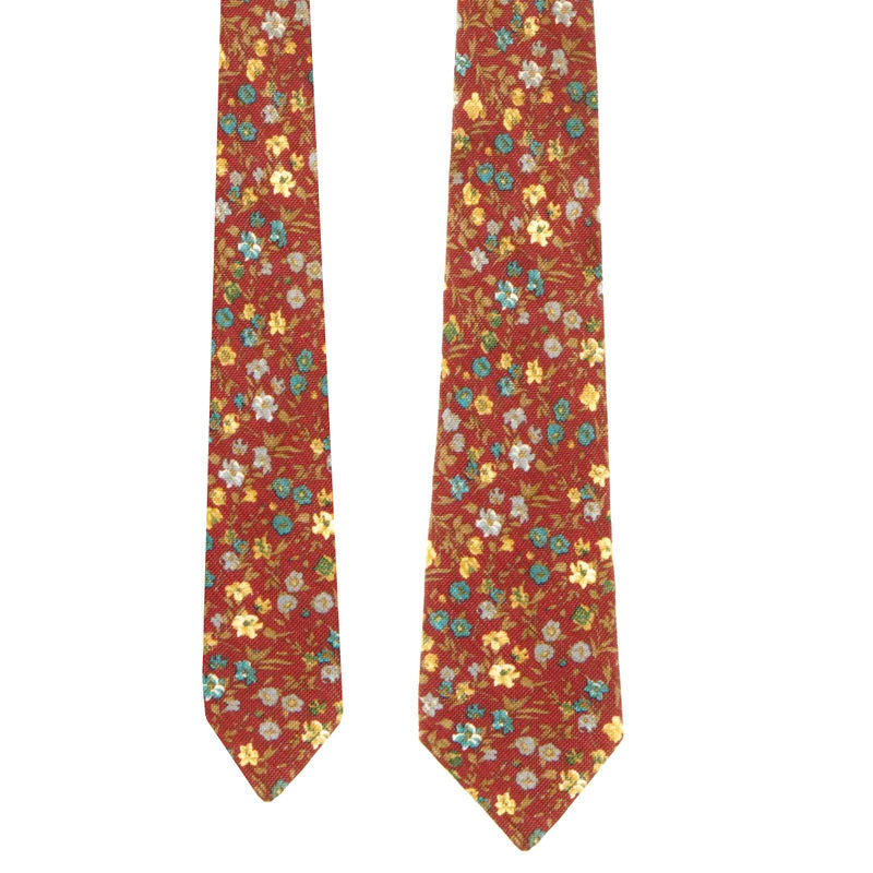 Cravats of London Red Floral Tie