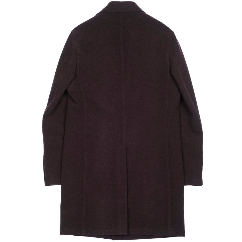 Neapolitan Hand Tailored Brown Wool Coat Sz 56