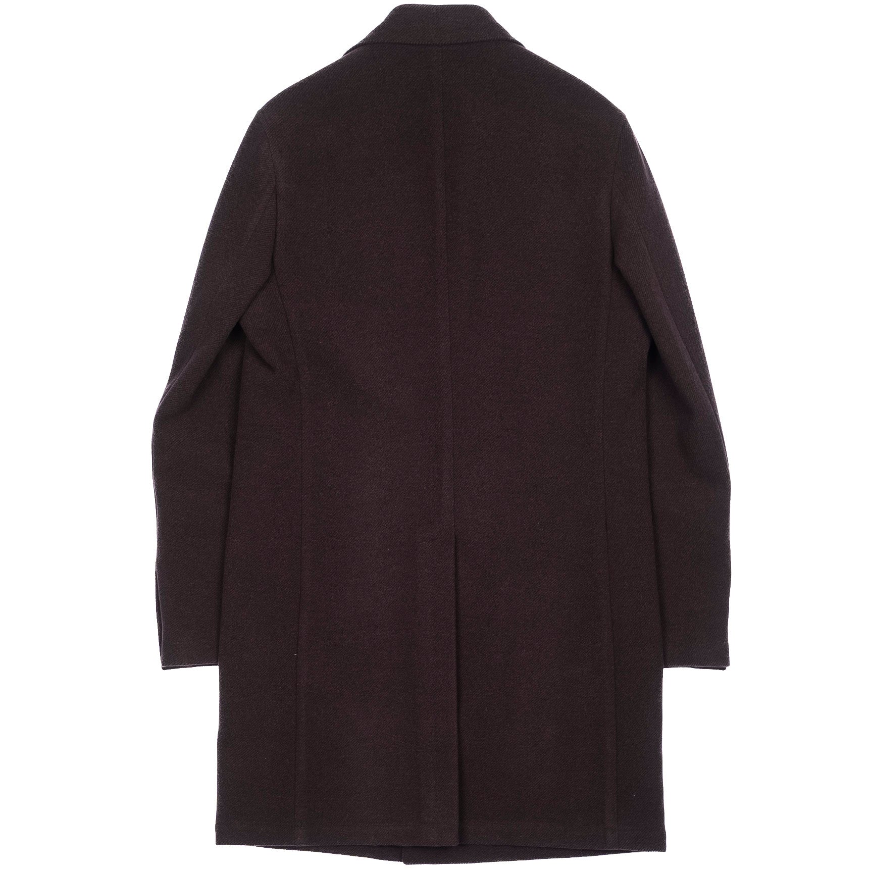 Neapolitan Hand Tailored Brown Wool Coat Sz 56