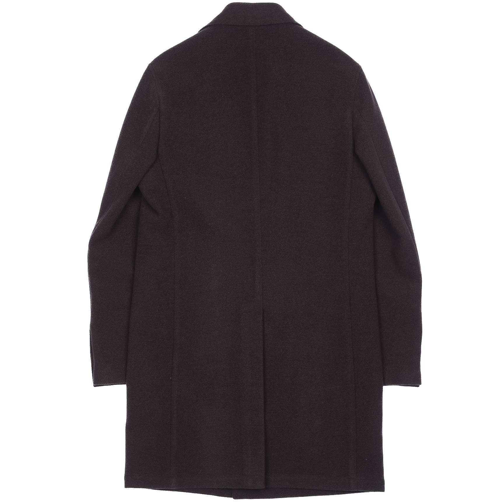 Neapolitan Hand Tailored Brown Wool Coat Sz 56