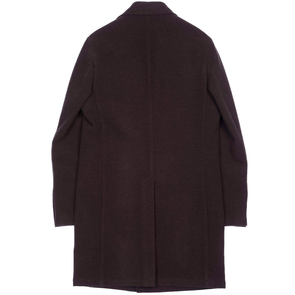 Neapolitan Hand Tailored Brown Wool Coat Sz 56
