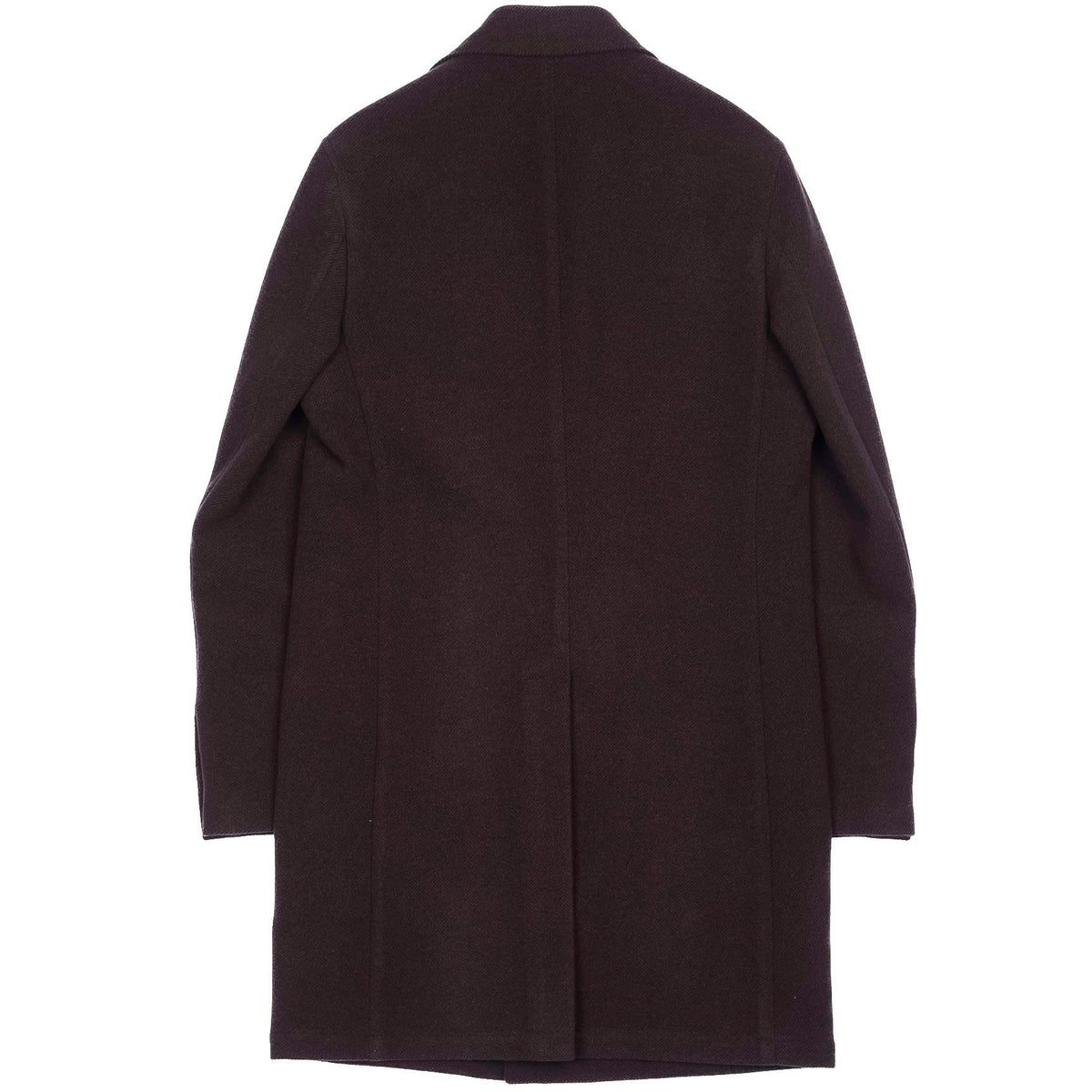 Neapolitan Hand Tailored Brown Wool Coat Sz 56
