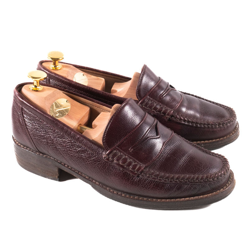 Bally Brown Leather Penny Loafers