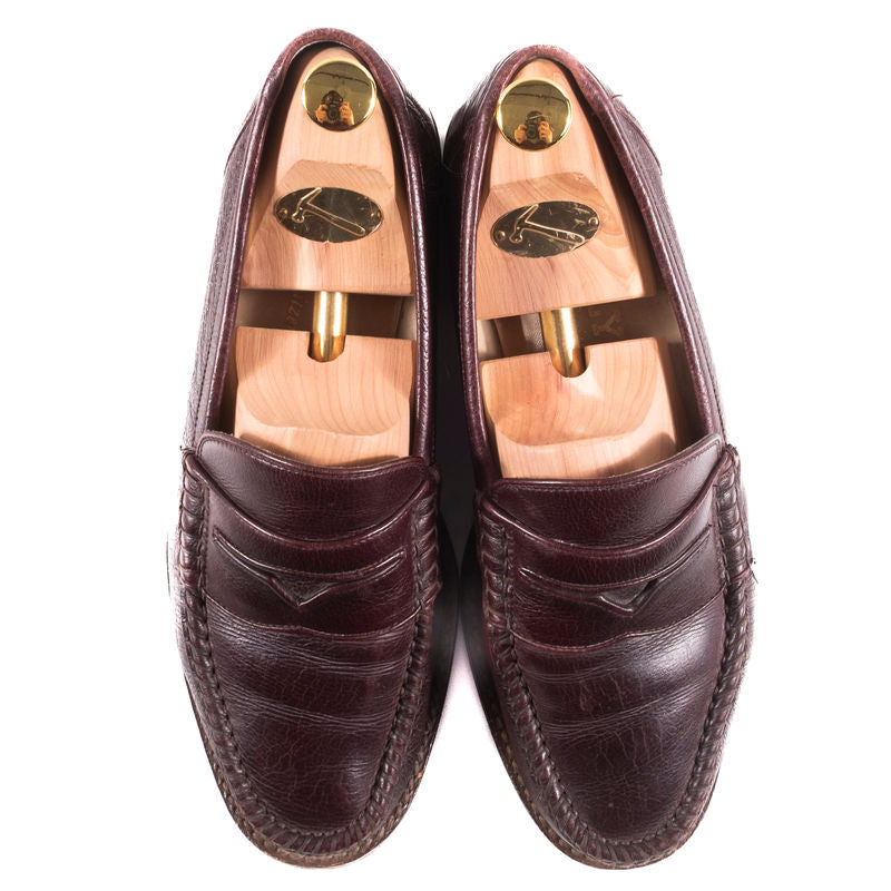 Bally Brown Leather Penny Loafers