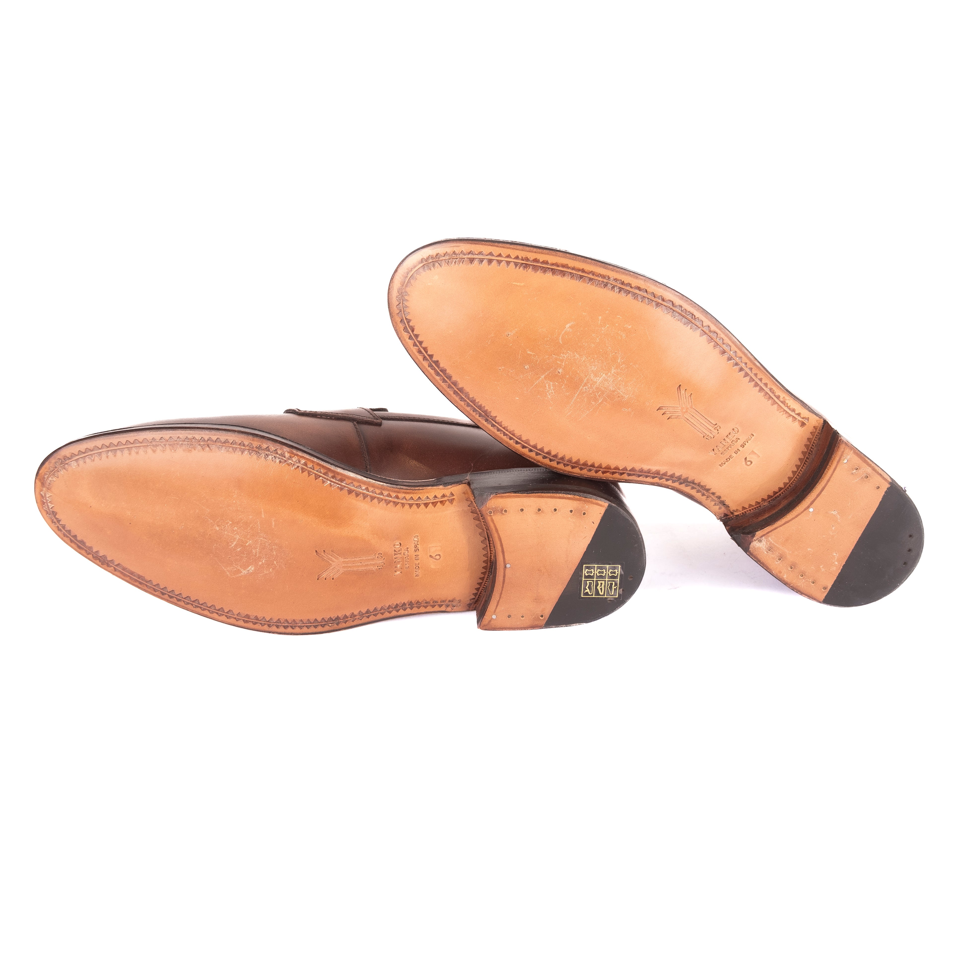 Box Calf Brown Penny Loafers