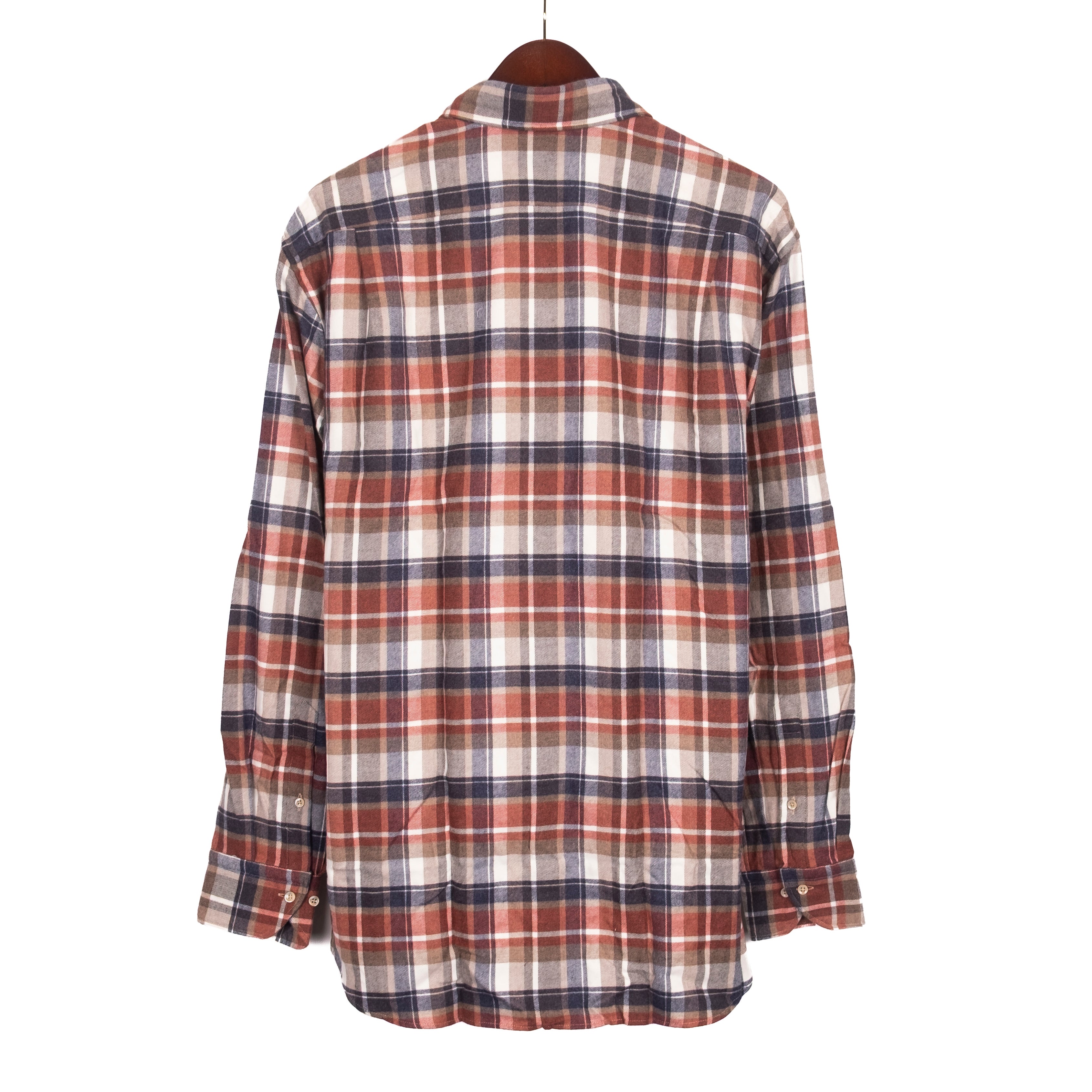 Red and Blue Checked Buttondown Shirt