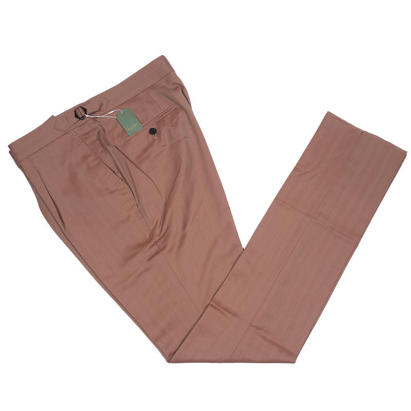 Spier & Mackay Light Brown/Red Solaro Wool Dress Trouser