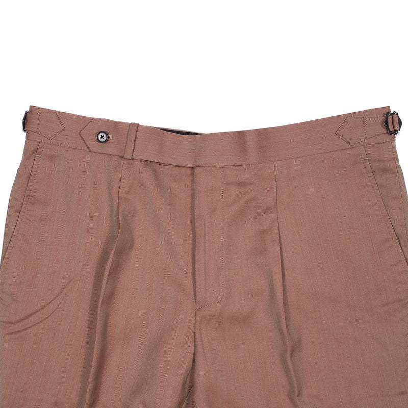 Spier & Mackay Light Brown/Red Solaro Wool Dress Trouser