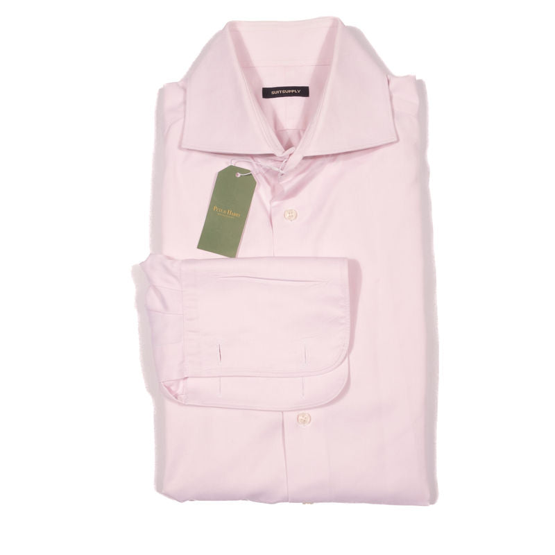 Pink French Cuff Business Shirt