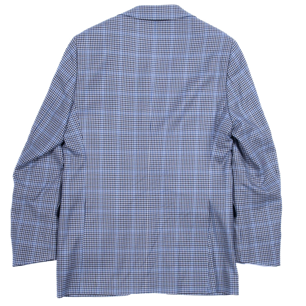Cavaliere Blue Check Blazer Sz 52