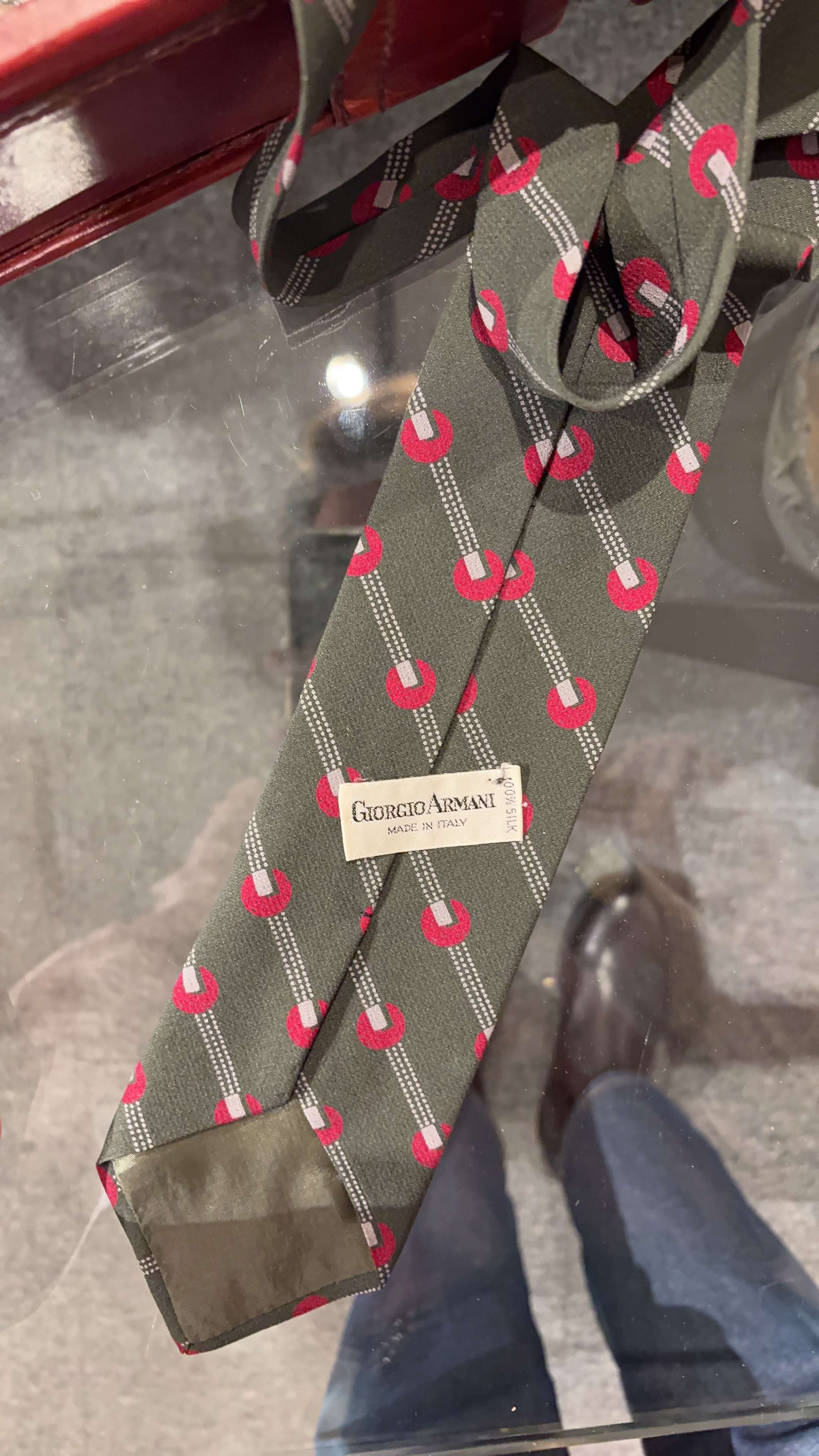 Green Striped Tie