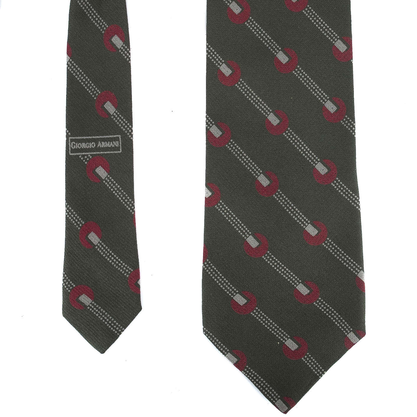 Green Striped Tie
