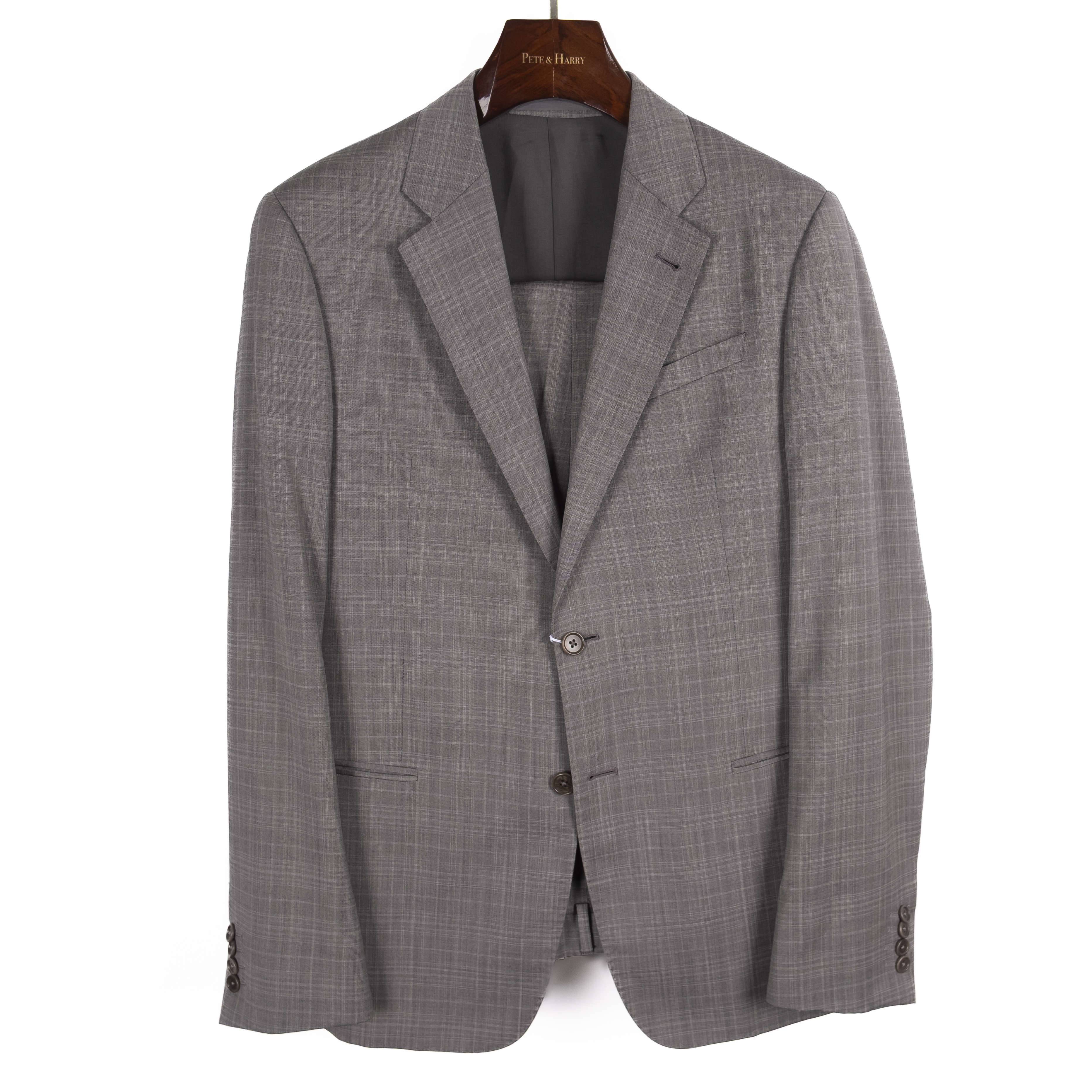 Grey Checked Business Suit