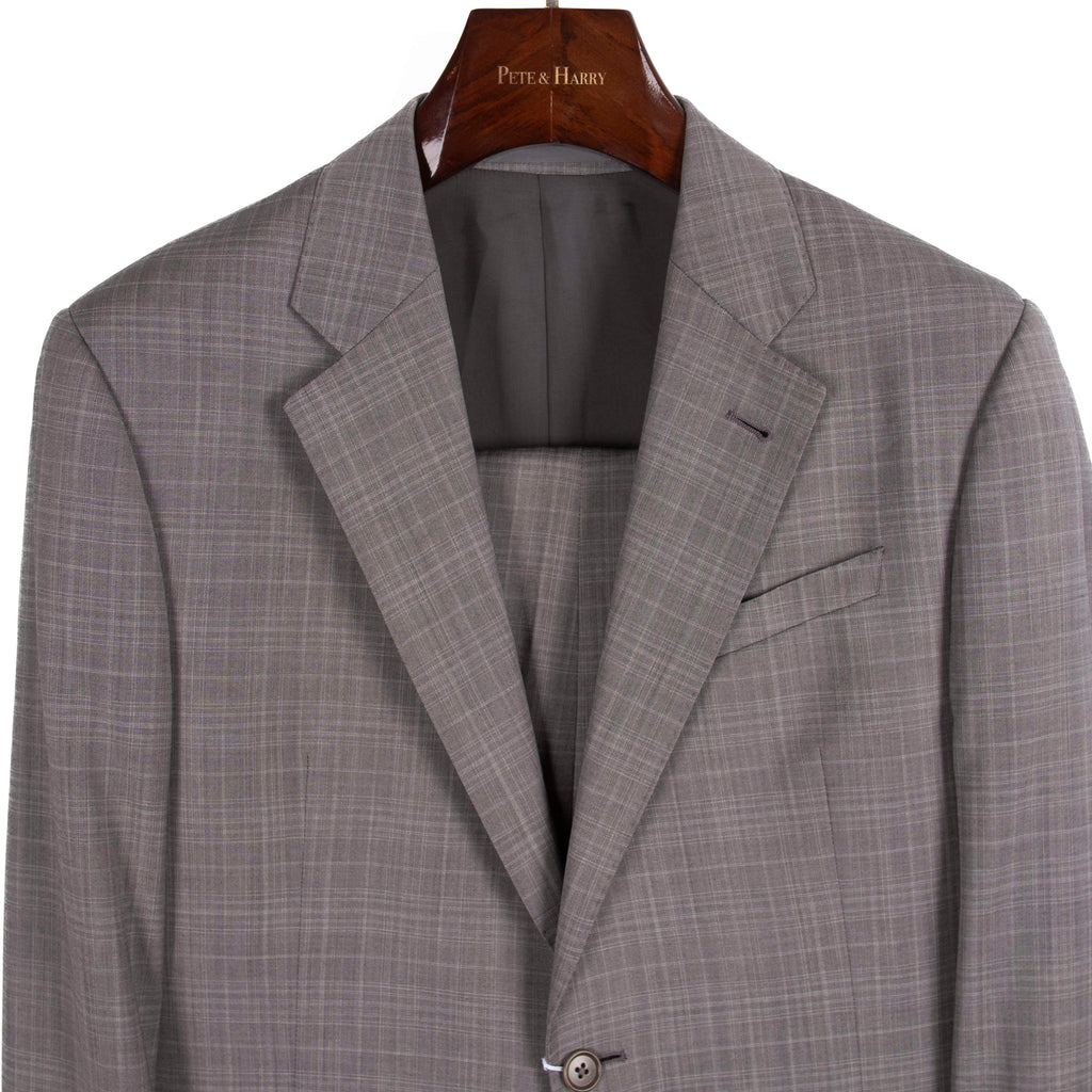 Grey Checked Business Suit