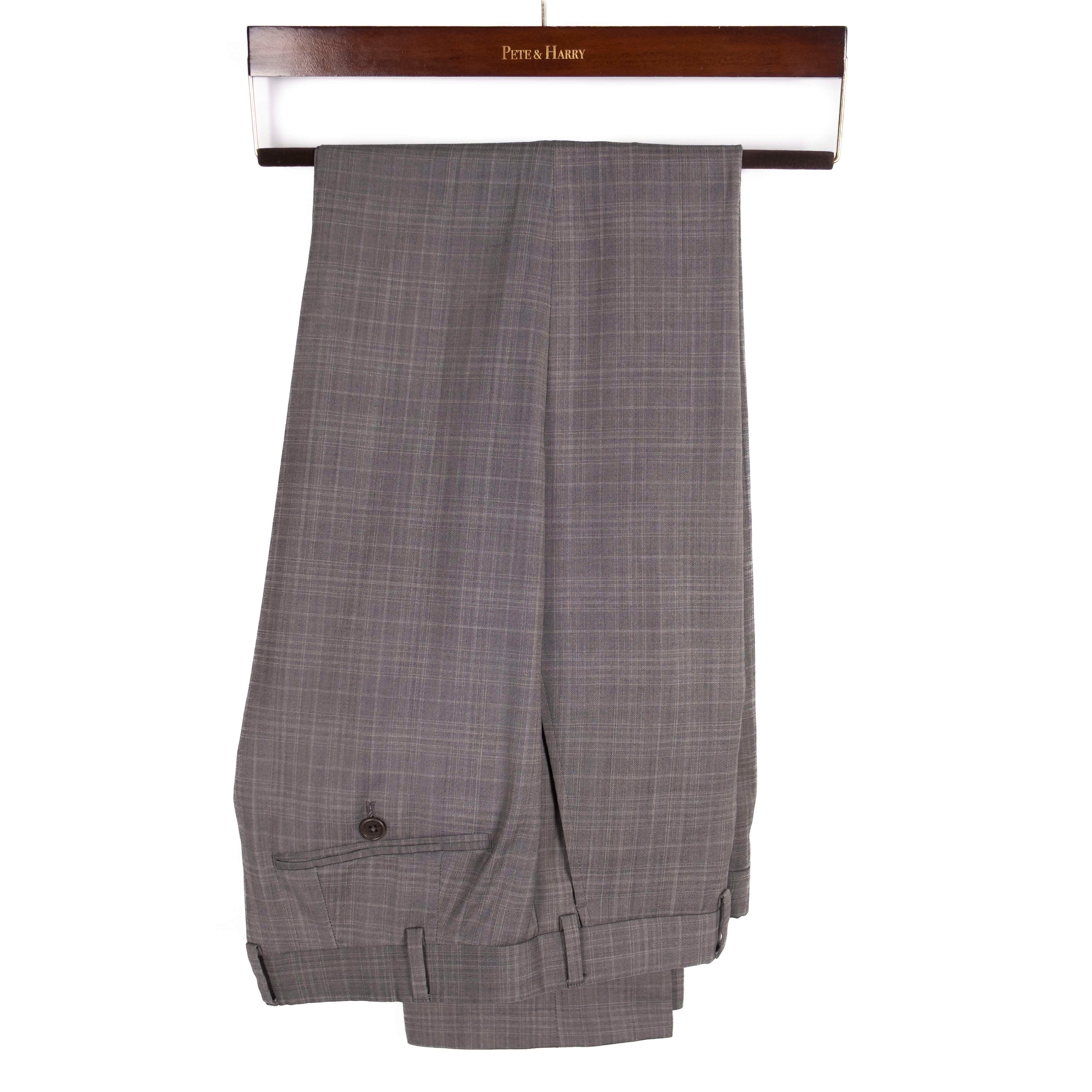 Grey Checked Business Suit