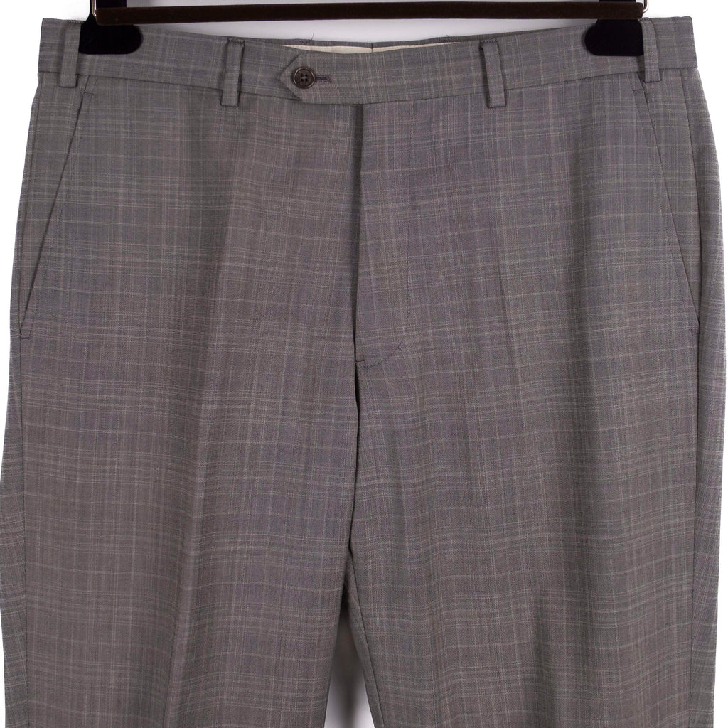 Grey Checked Business Suit