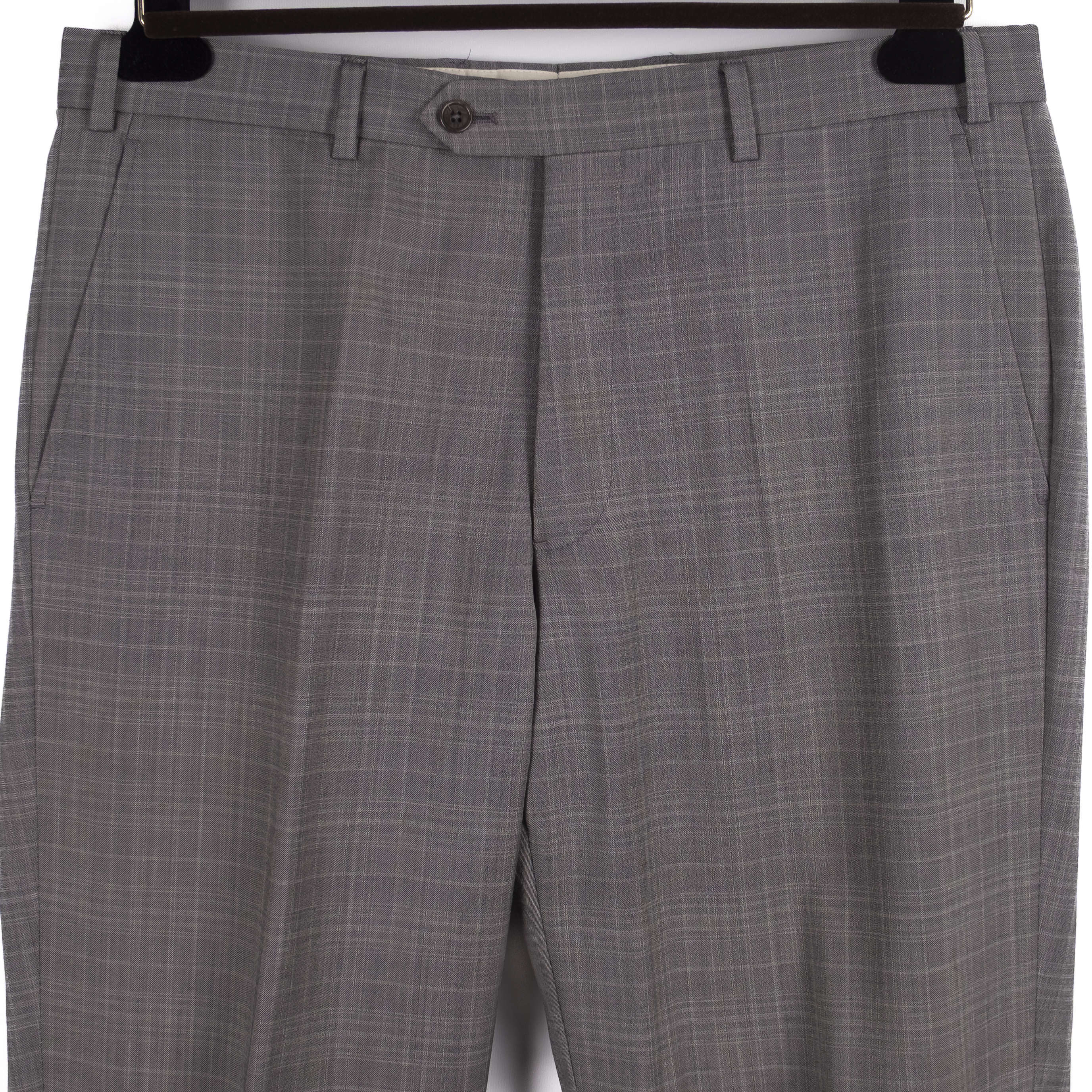 Grey Checked Business Suit