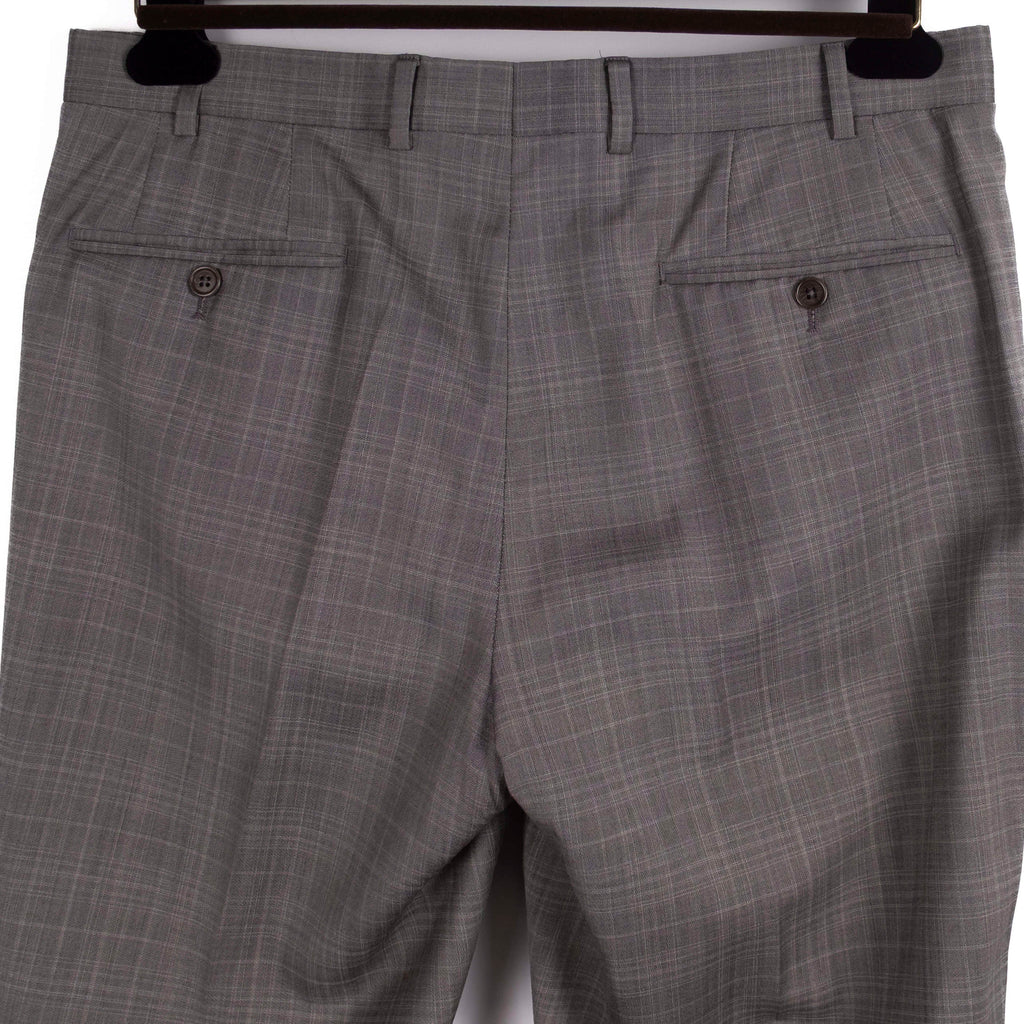 Grey Checked Business Suit