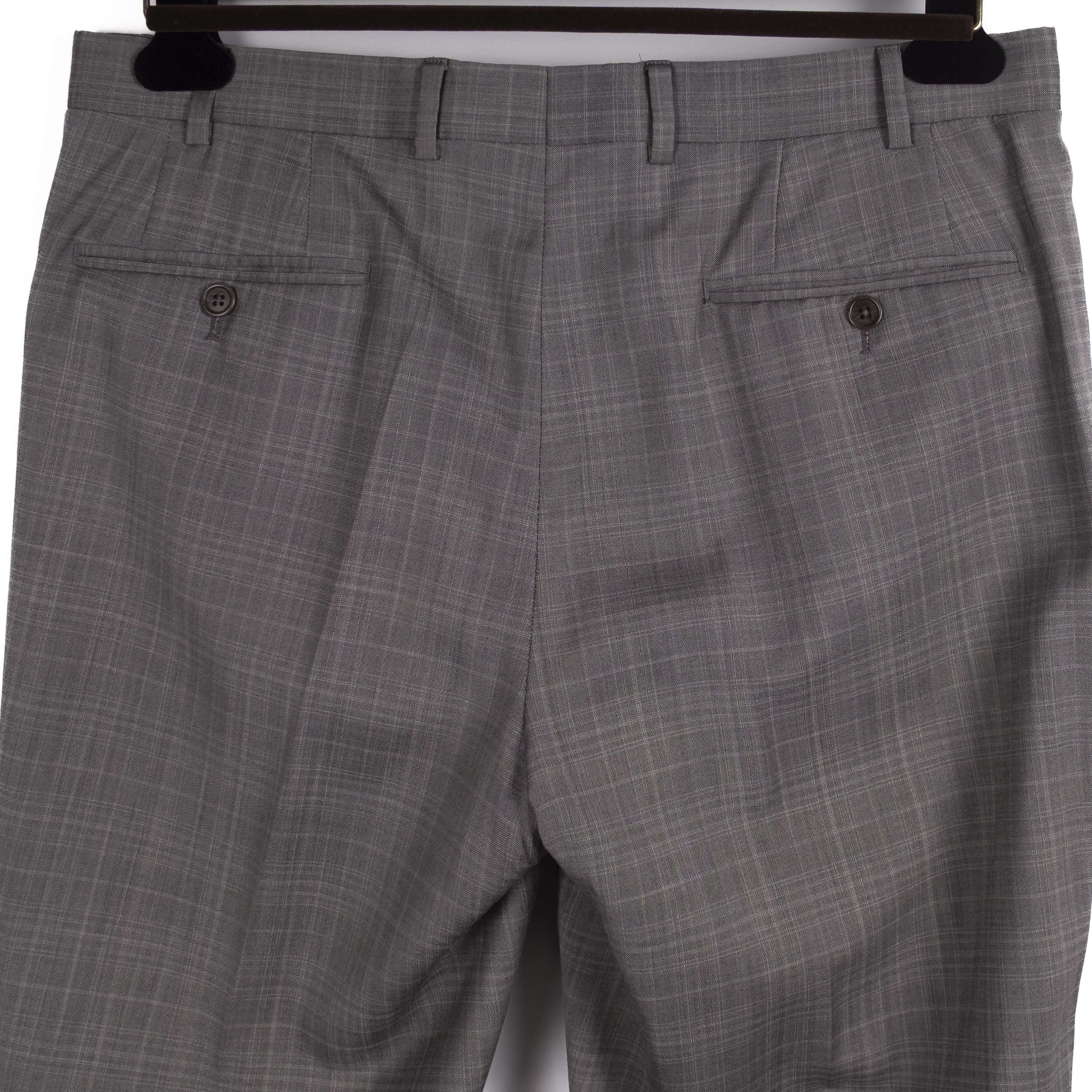 Grey Checked Business Suit