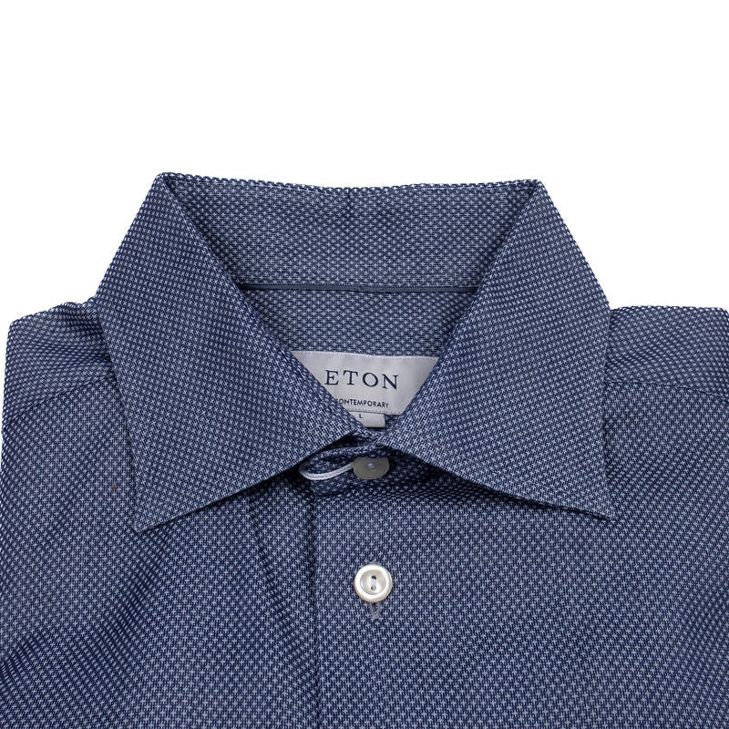 Dark Blue Regular Cuff Shirt