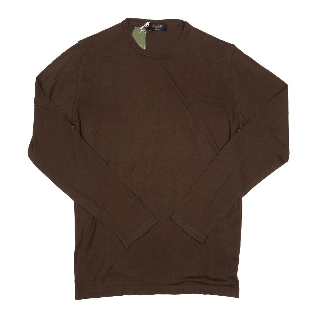 Blugiallo Green Knit Silk Sweater