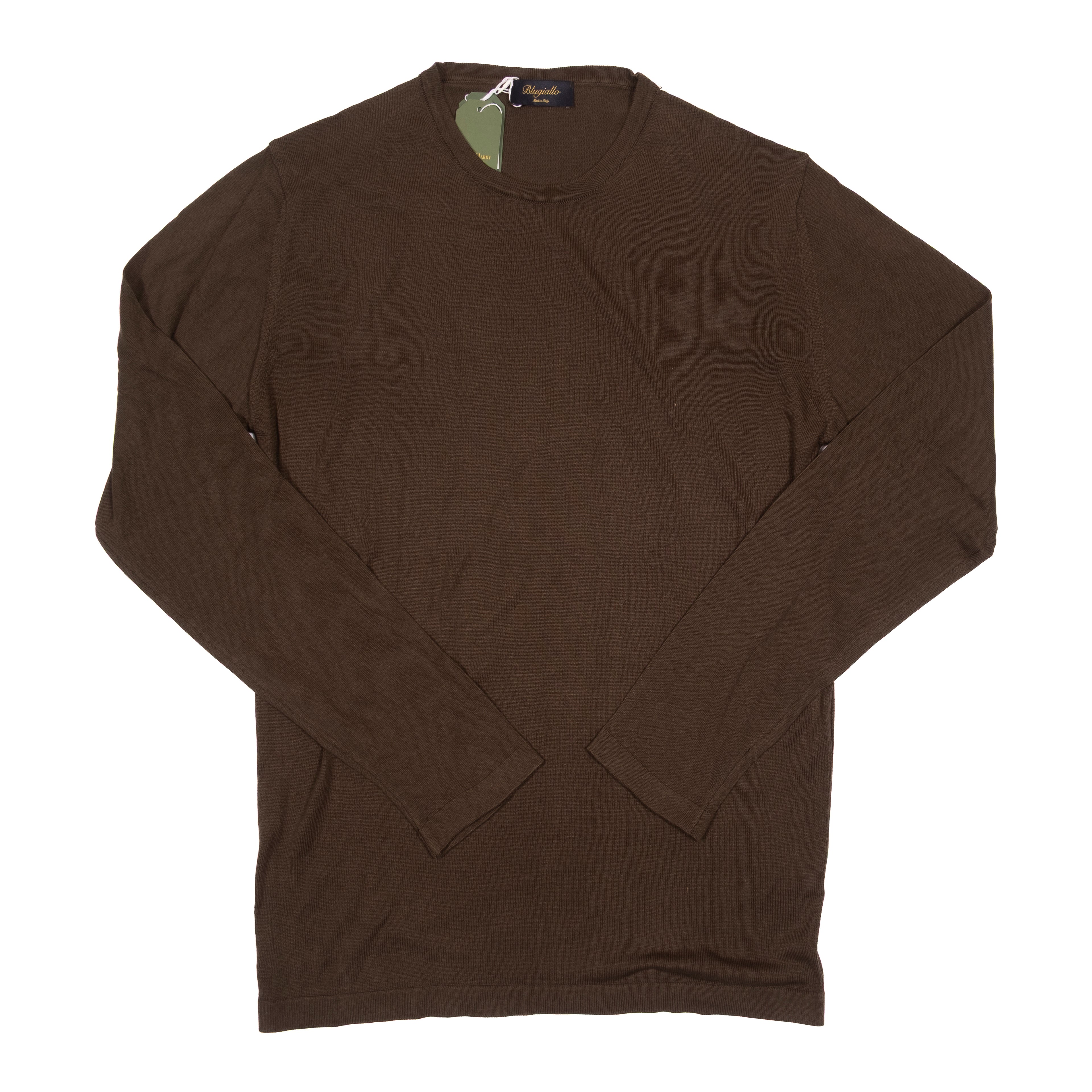 Blugiallo Green Knit Silk Sweater