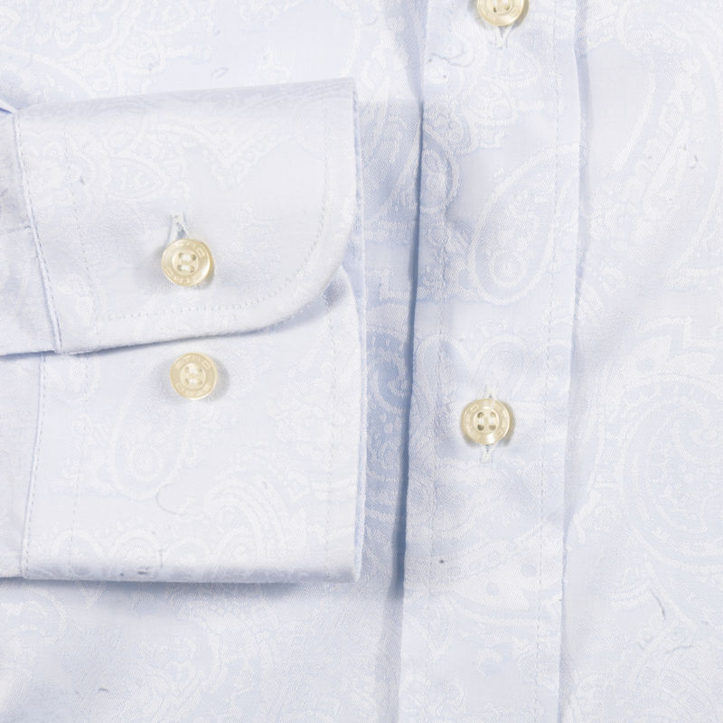Etro Light Blue Paisley  Shirt