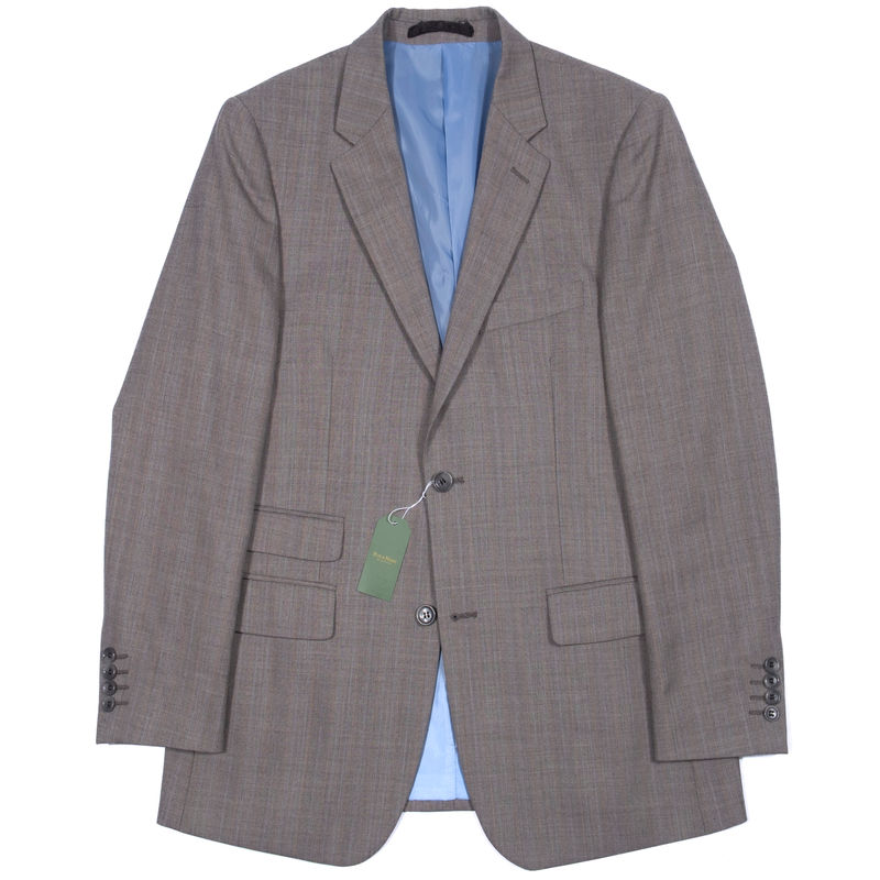 Pelote Grey Sport Coat with Red Stripes