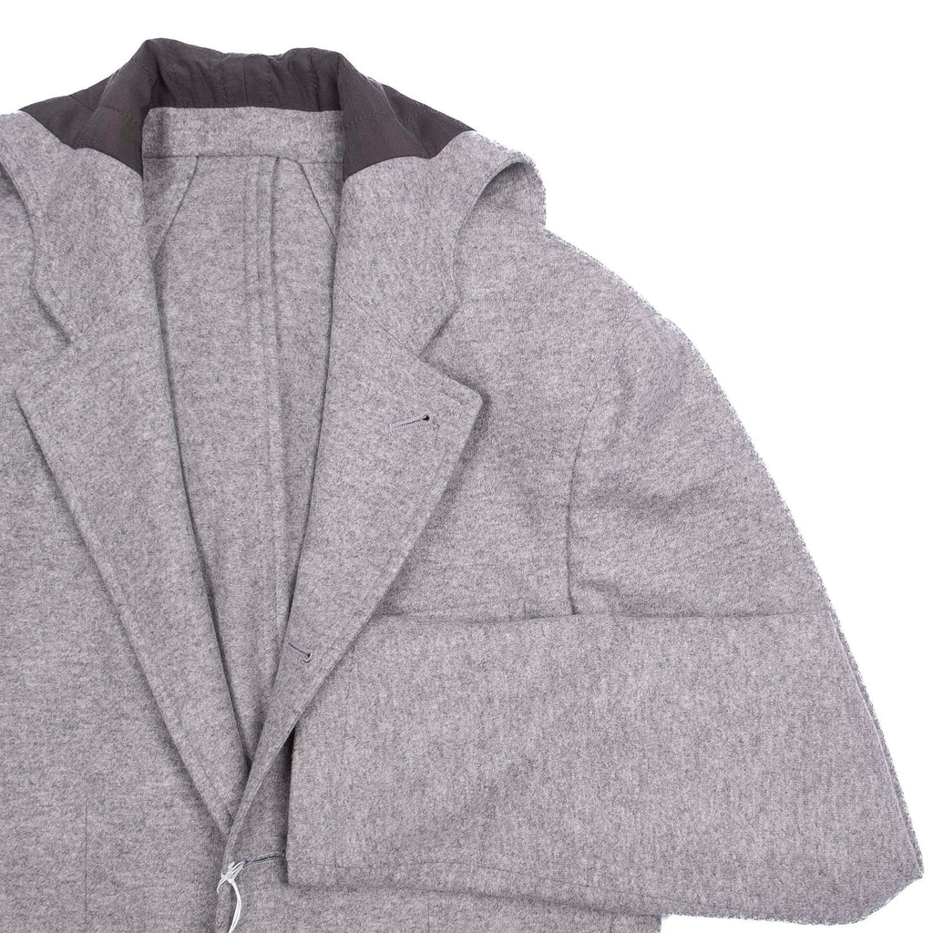 Neapolitan Hand Tailored Grey Hooded Jacket
