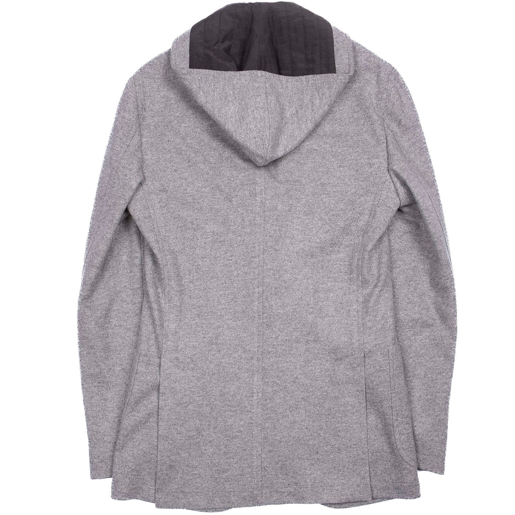 Neapolitan Hand Tailored Grey Hooded Jacket