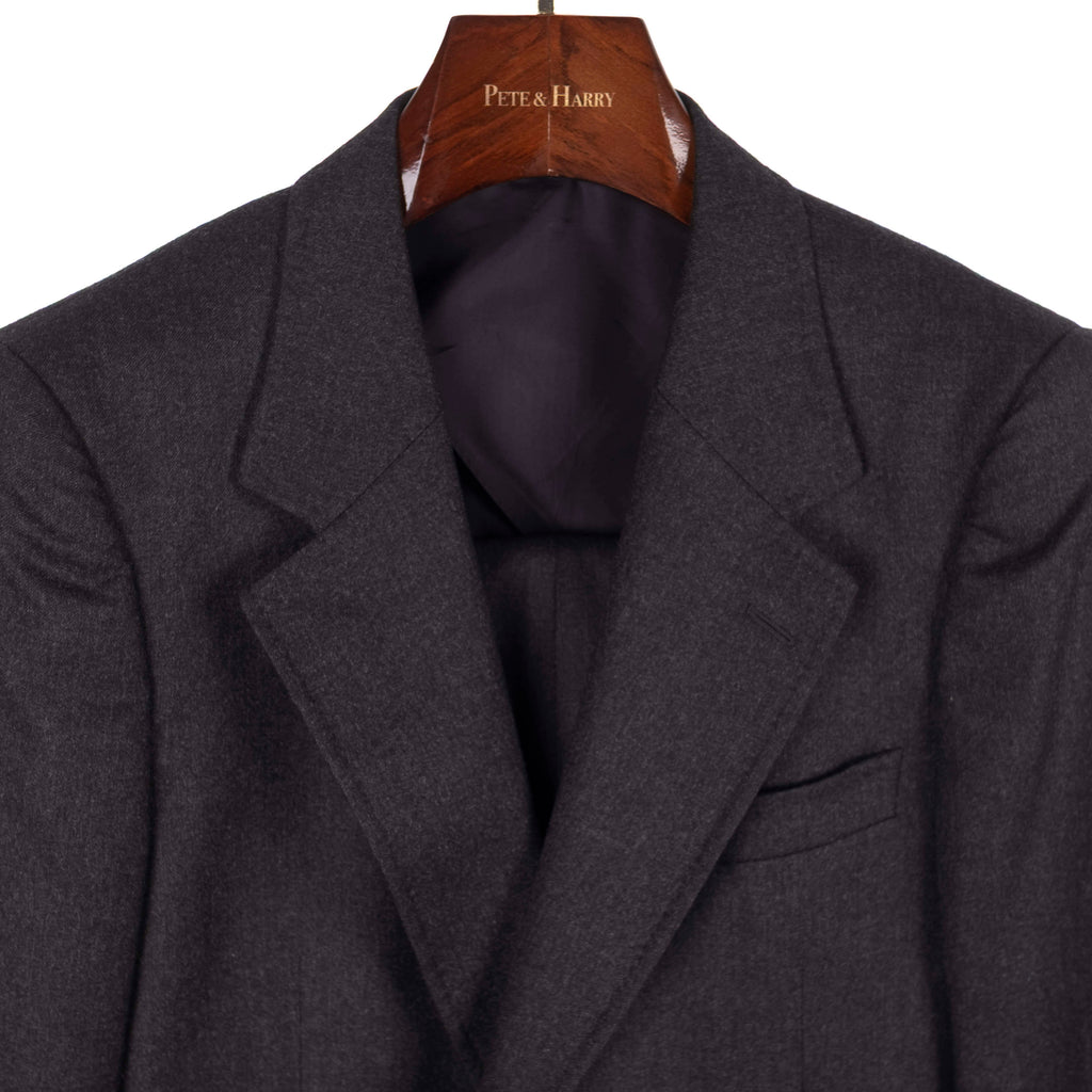 Exclusive Charcoal Flannel Suit