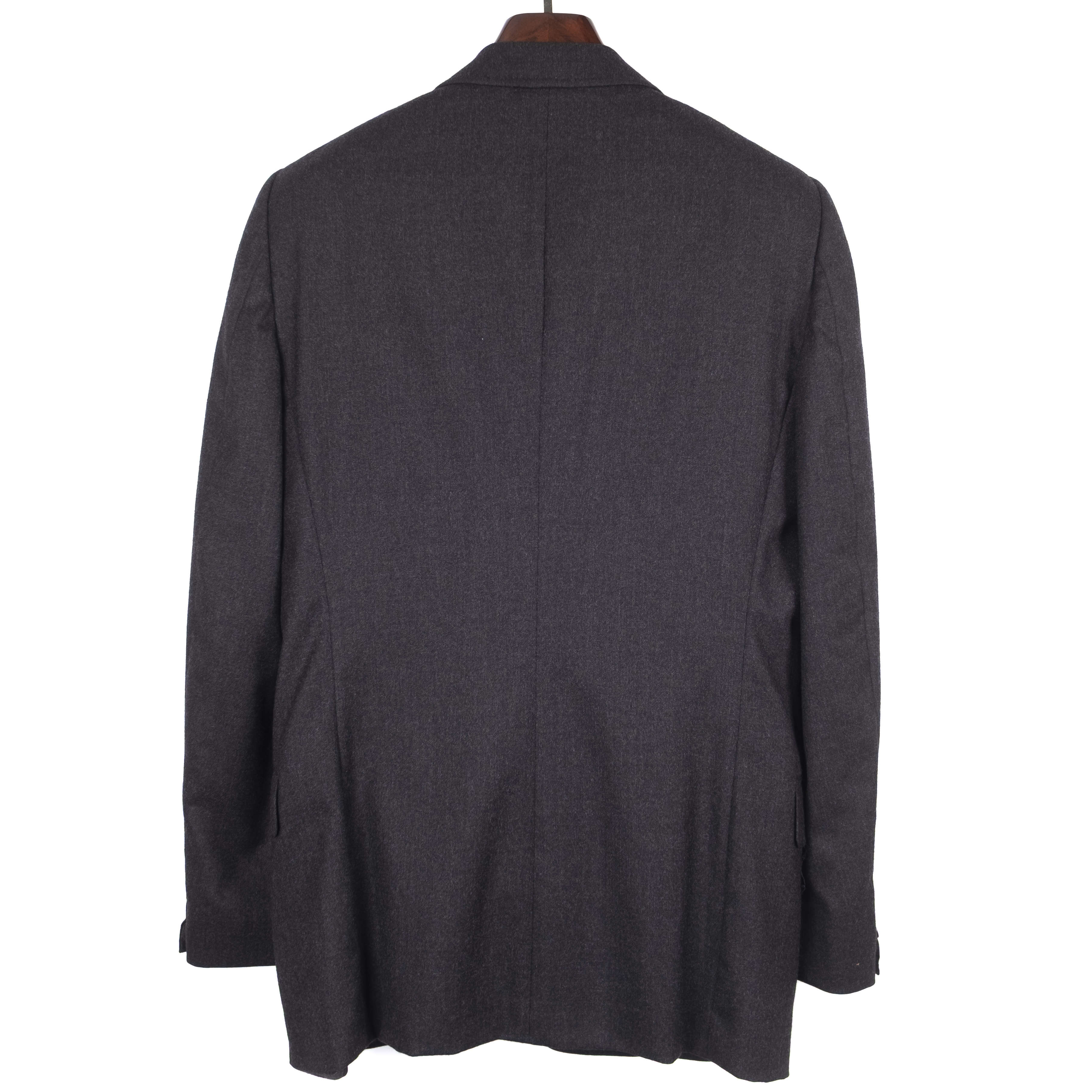 Exclusive Charcoal Flannel Suit