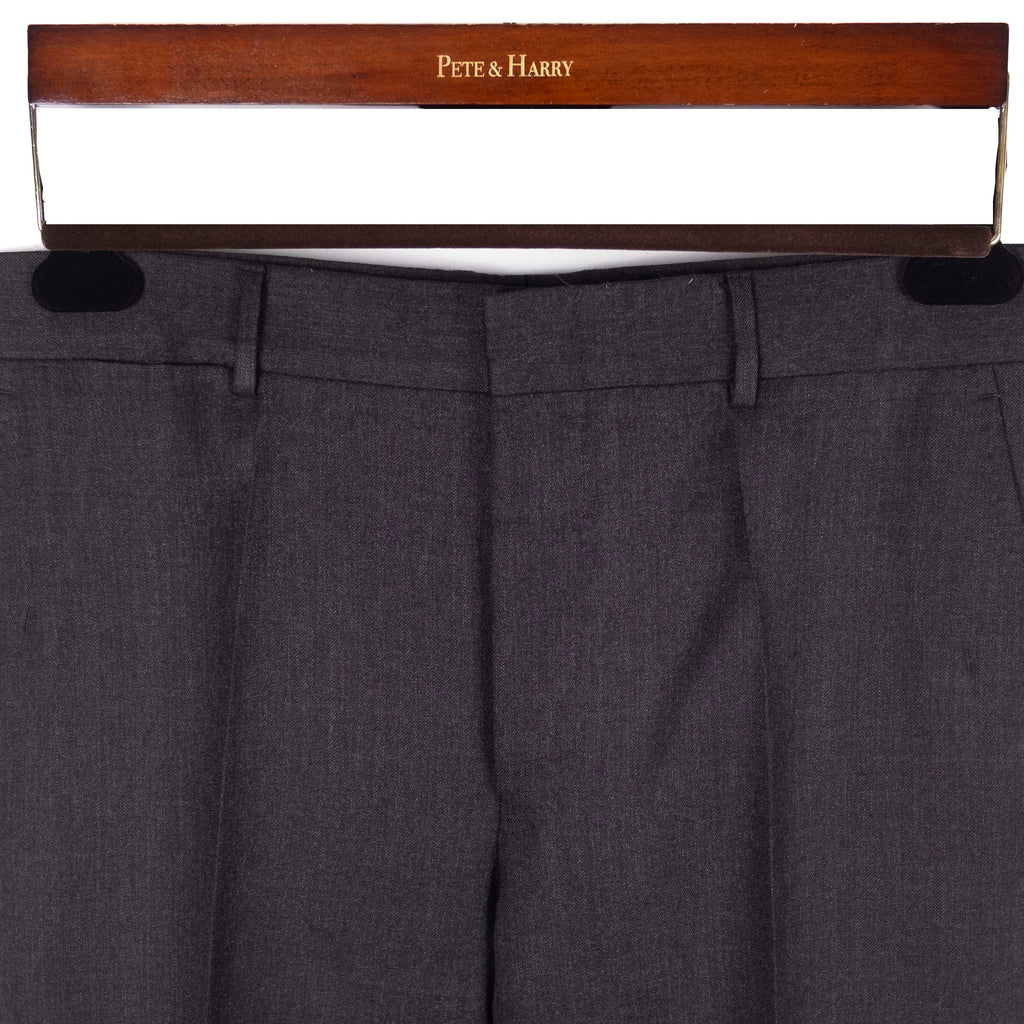 Exclusive Charcoal Flannel Suit