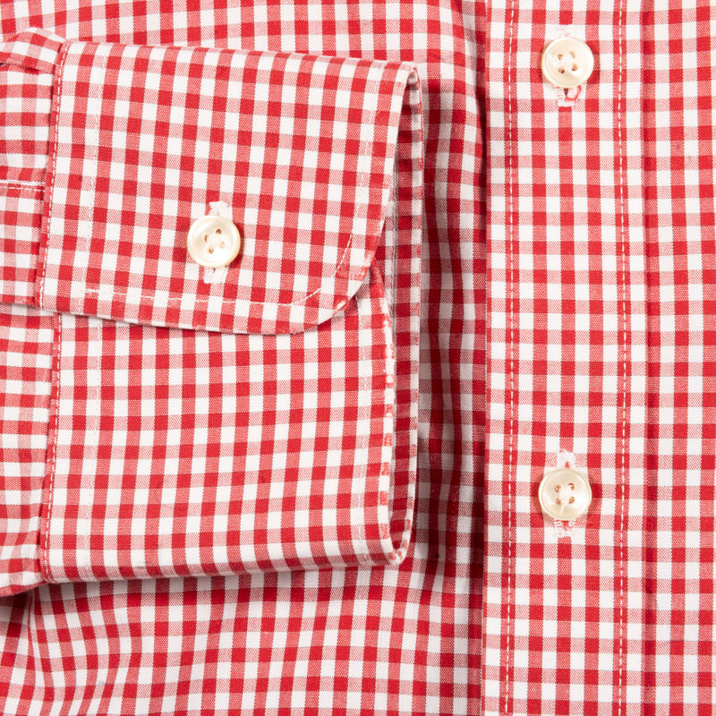 Oscar Jacobson Red Check Shirt