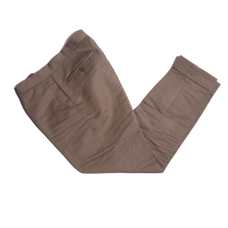 Rota Pantaloni Grey Cotton Casual Trousers