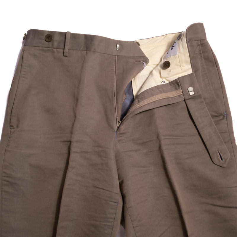 Rota Pantaloni Grey Cotton Casual Trousers