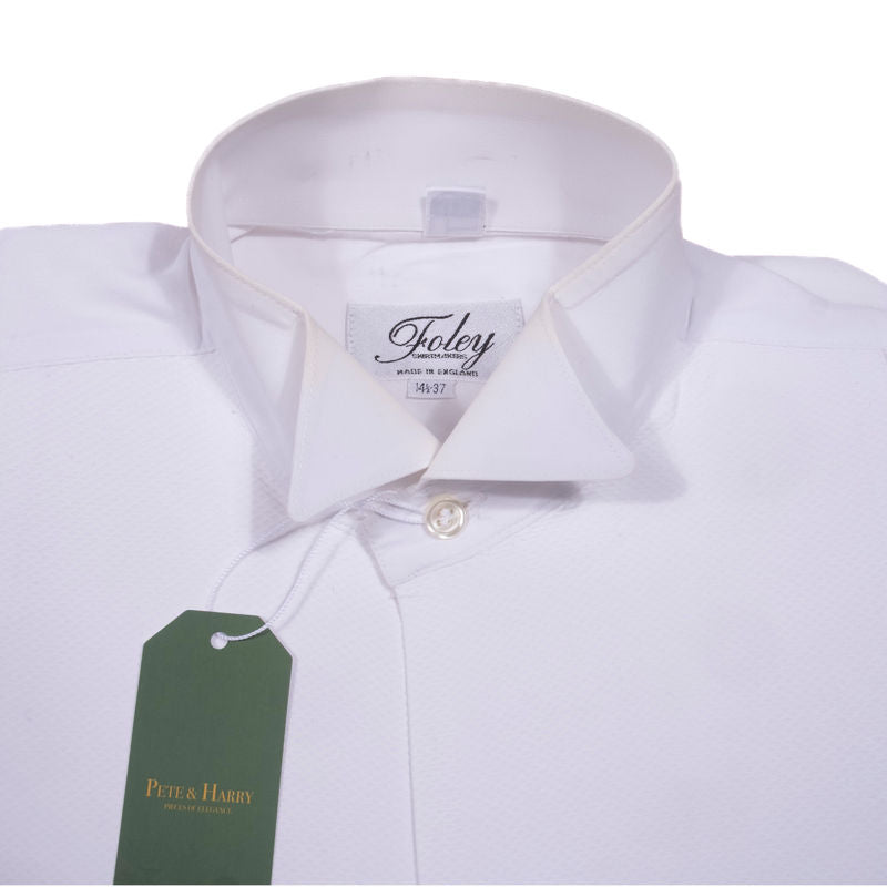 Foley White Tie Shirt