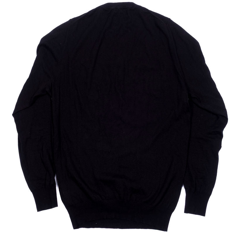 Black Crewneck Cashmere Knit