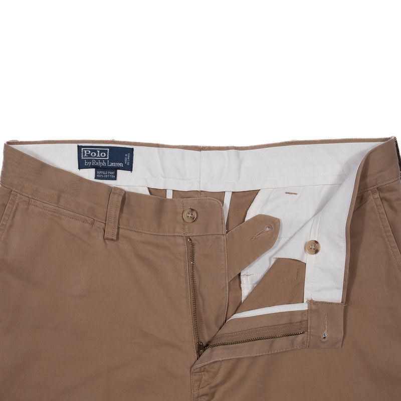 Beige Casual Trouser
