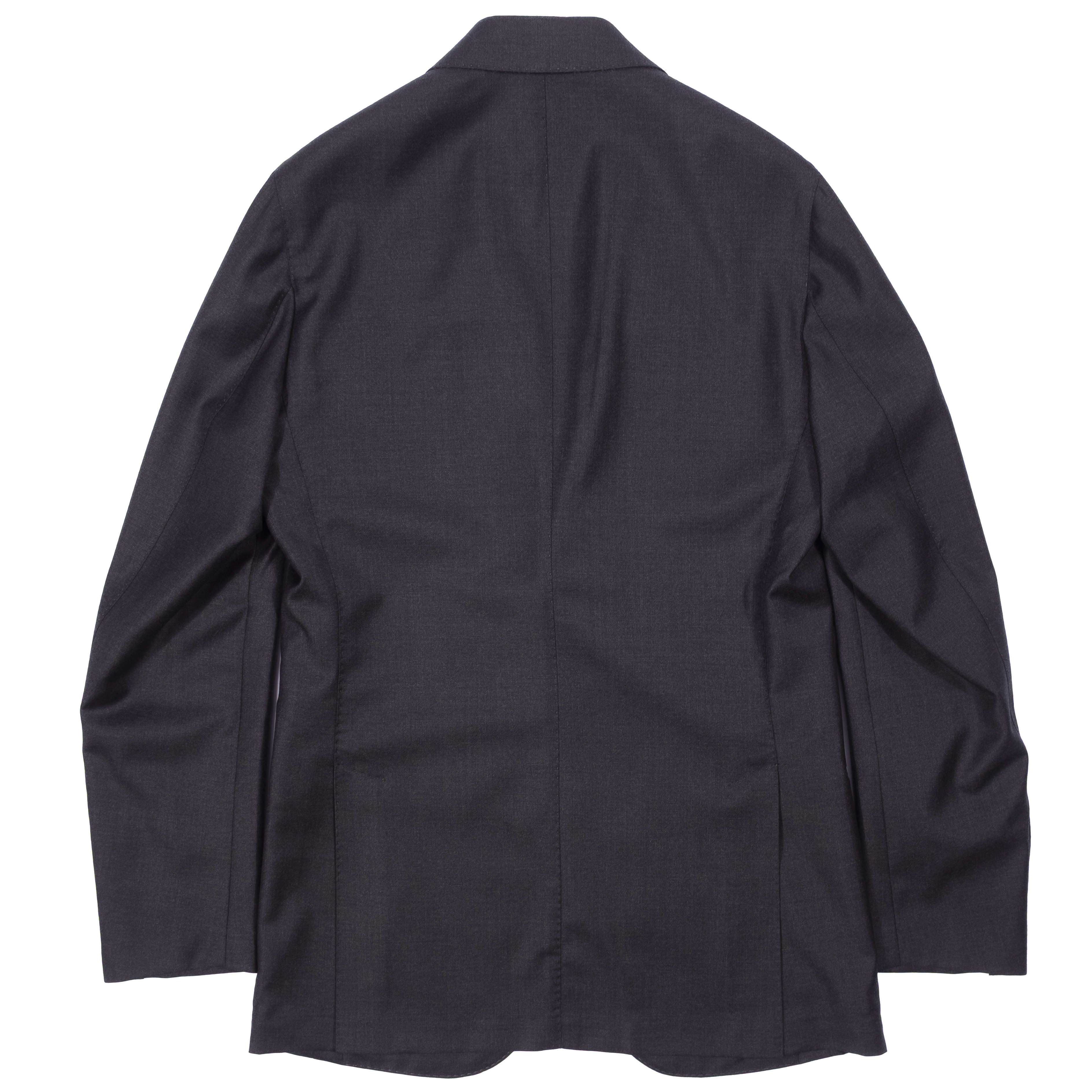 Neapolitan Hand Tailored Charcoal Business Suit, 50