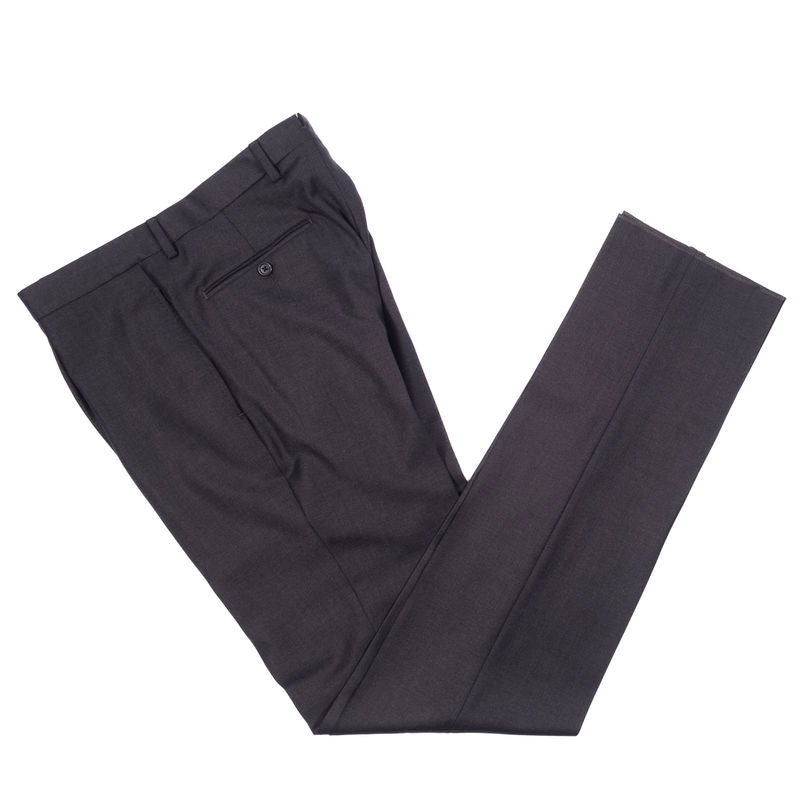 Neapolitan Hand Tailored Charcoal Business Suit, 50