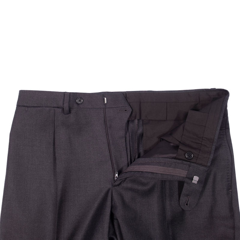 Neapolitan Hand Tailored Charcoal Business Suit, 50