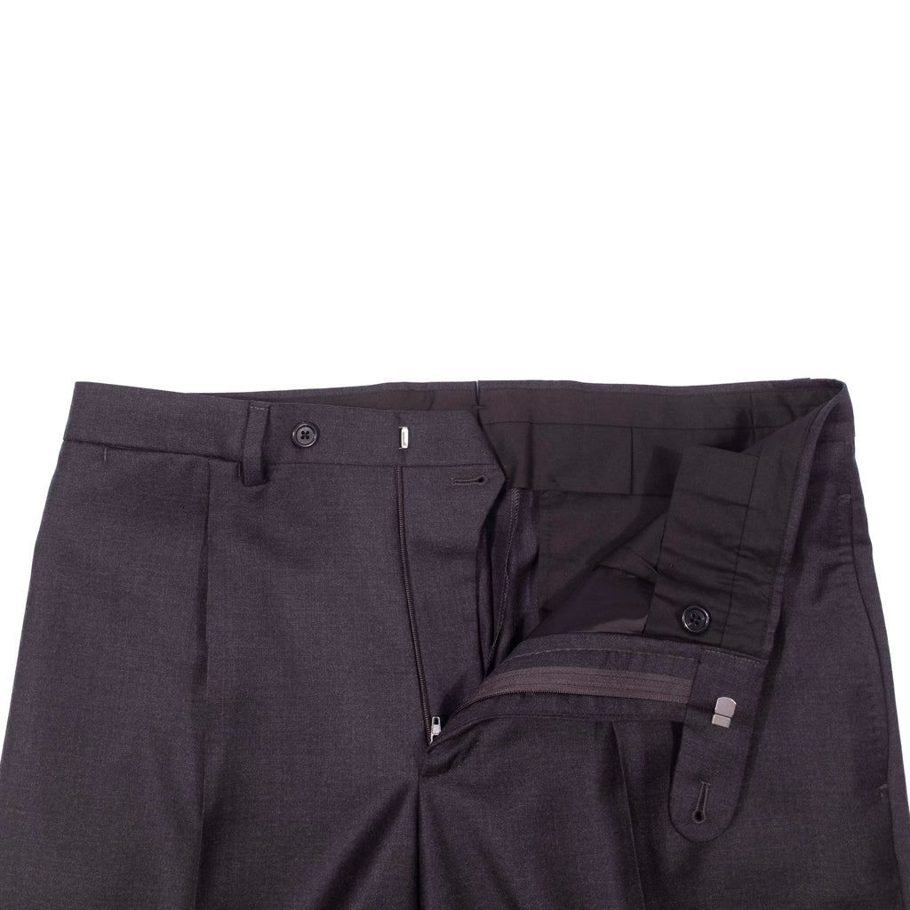 Neapolitan Hand Tailored Charcoal Business Suit, 50