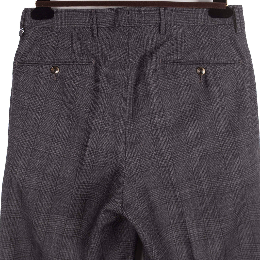 Grey Checked Trousers