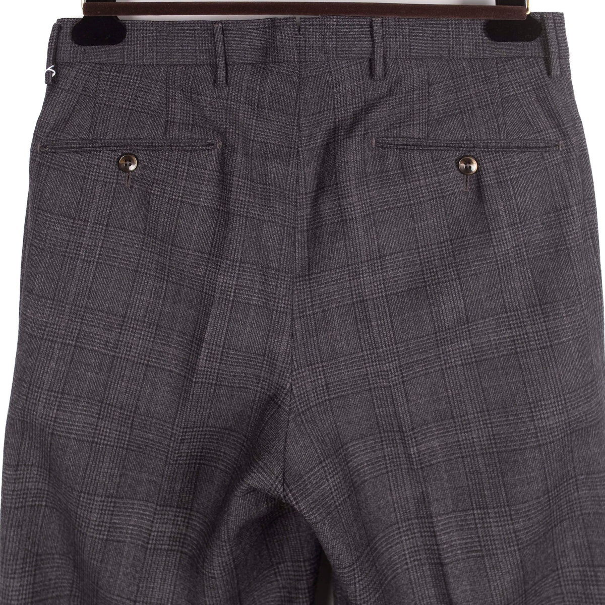 Grey Checked Trousers